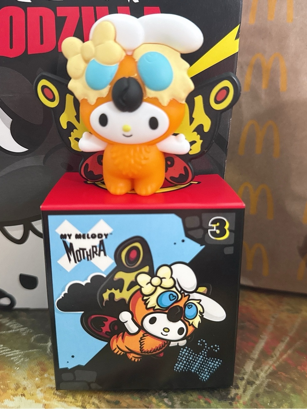 McDonald Melody x Godzilla Melody Figure